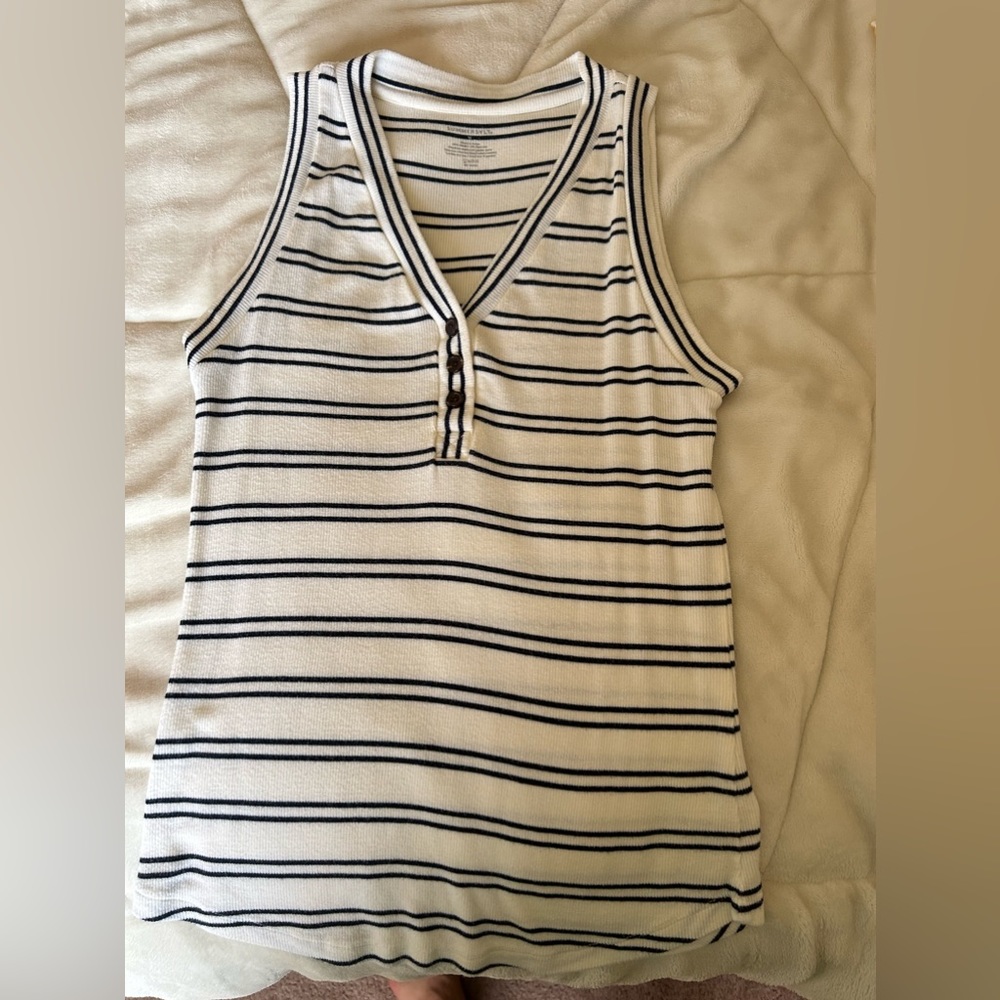 Summersalt striped tank top M
